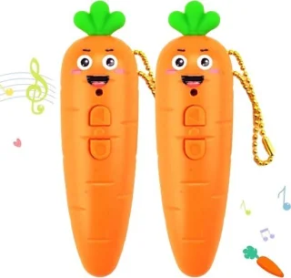 Voicerecorder Wortel audio-opnameapparaat oranje
