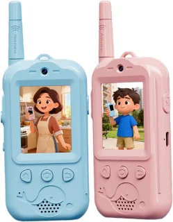 Walkie Talkie-set voor kinderen - Roze & Blauw review