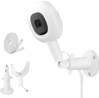 Wandhouder babyfoon camera beugel wit