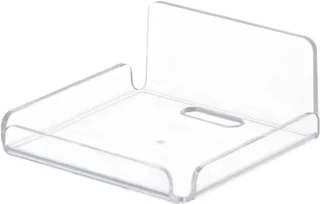 Wandhouder camera babyfoonhouder plank 10,2 x 10,2 cm transparant