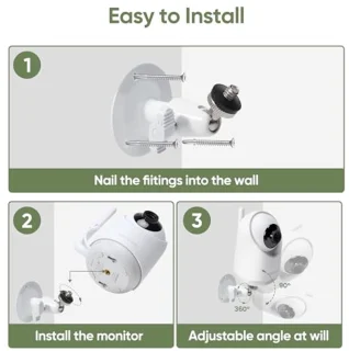 Wandhouder voor babycamera's