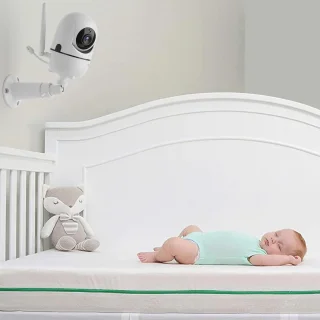 Wandmontagehouder babyfoon, wit