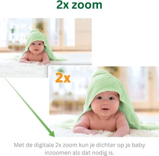 White-label Babyfoon Camera Full HD Wit