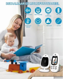 White-label Babyfoon met Camera Full HD Wit