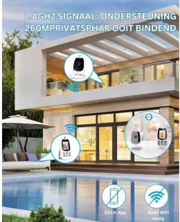 White-label Babyfoon met Camera Full HD Wit