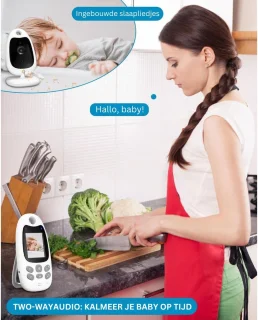 White-label Babyfoon met Camera Full HD Wit