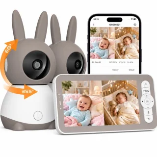 Wifi babyfoon met 2 camera's