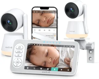 Wifi babyfoon met 2 camera's