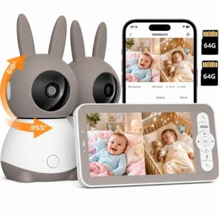 Wifi babyfoon met 2 camera's