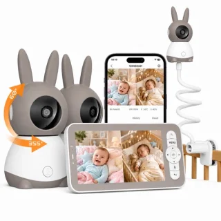 Wifi babyfoon met 2 camera's