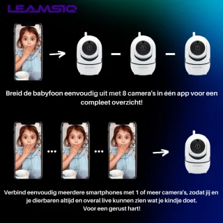Wifi Babyfoon met Camera 2K HD - Baby Monitor App