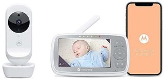Veelzijdige wifi-babyfoon met 4,3" monitor: compleet voor thuis en onderweg