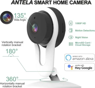 Wifi IP-camera 1080p Binnenshuis