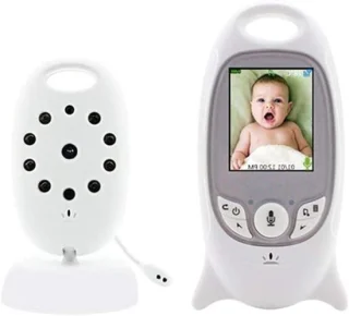 Witte babyfoon met camera