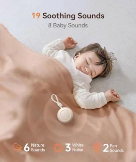 Witte Draagbare Geluidsmachine voor Baby's
