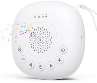 Witte ruismachine voor baby's en volwassenen