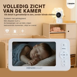 Wat vinden we goed aan de XENON Slimme babyfoon met camera en monitor