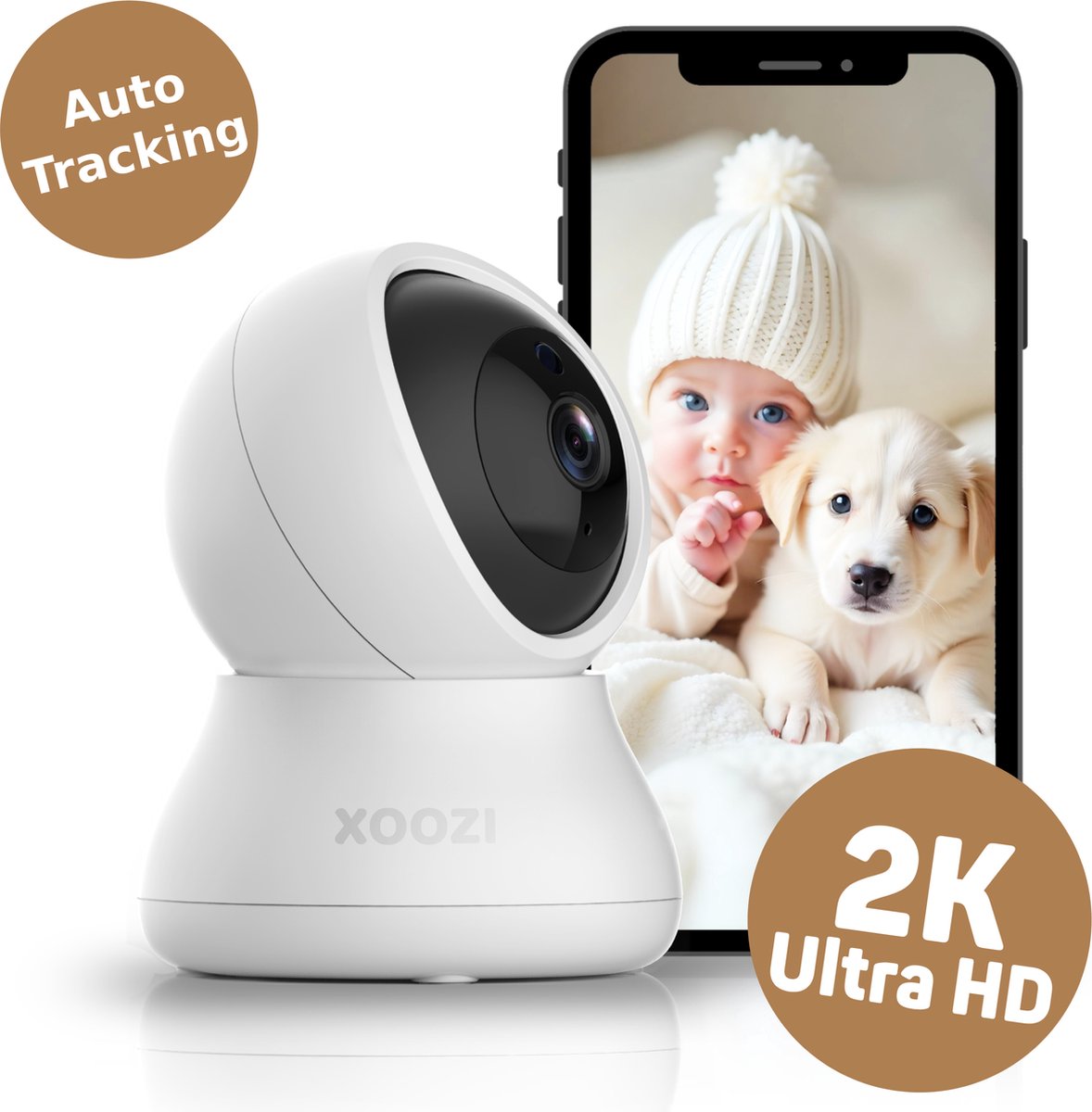 XOOZI Qt Premium Babyfoon met Camera en App