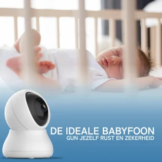 XOOZI Qt64 Babyfoon met Camera en 64GB Geheugenkaart
