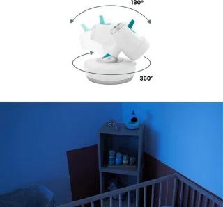 Yoo Moov babyfoon met 360° camera extra unit