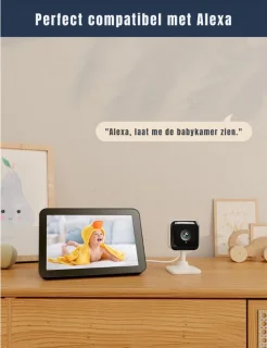 YOR® Babyfoon met camera - Wit