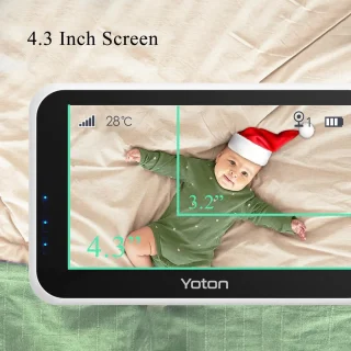YOTON Babyfoon YB06 4.3 inch HD Monitor