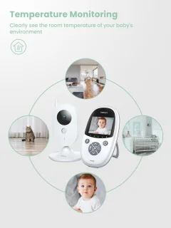 Yoton YB01 Babyfoon met Camera Wit