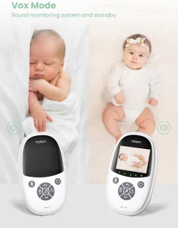 Yoton YB01 Babyfoon met Camera Wit