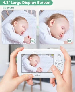 Yoton YB03 Babyfoon met Camera Wit