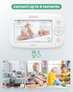 Yoton YB03 Babyfoon met Camera Wit