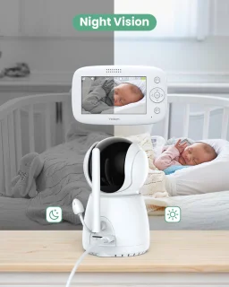 Yoton YB03 Babyfoon met Camera Wit