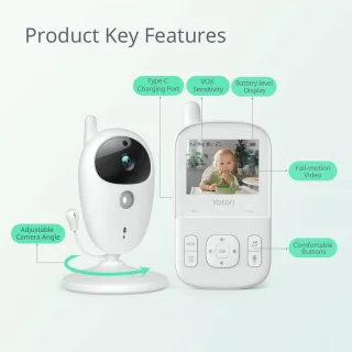 YOTON YB04 Babyfoon met Camera 2,7"