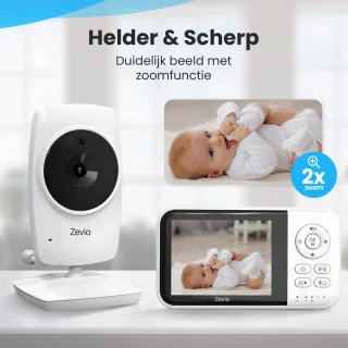 Zevio Babyfoon Comfort met 2 Camera's