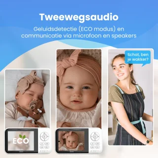 Zevio Comfort Babyfoon met Camera