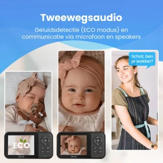 Zevio Comfort Babyfoon Zwart