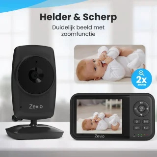 Zevio Comfort Babyfoon Zwart
