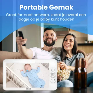Zevio XL Elite Babyfoon met 7 Inch HD Camera