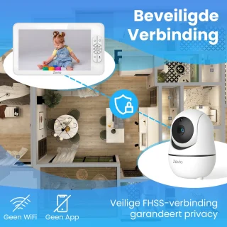 Zevio XL Elite Uitbreidingscamera 7 inch