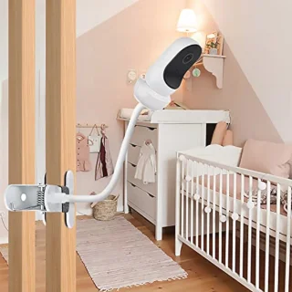 Zwanenhals babyfoonhouder 1/4" schroefdraad