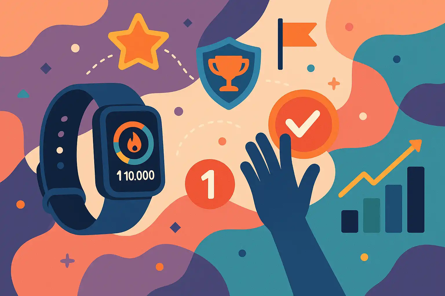 Gamification in je polsband: hoe badges en challenges je motivatie een blijvende boost geven
