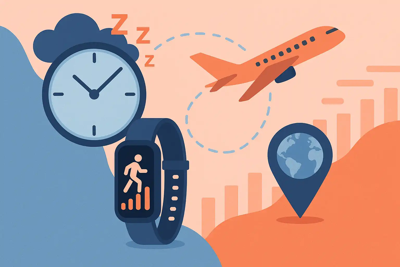 Jetlag en kilometers: zo optimaliseer je je activity tracker voor reizen en verschillende tijdzones