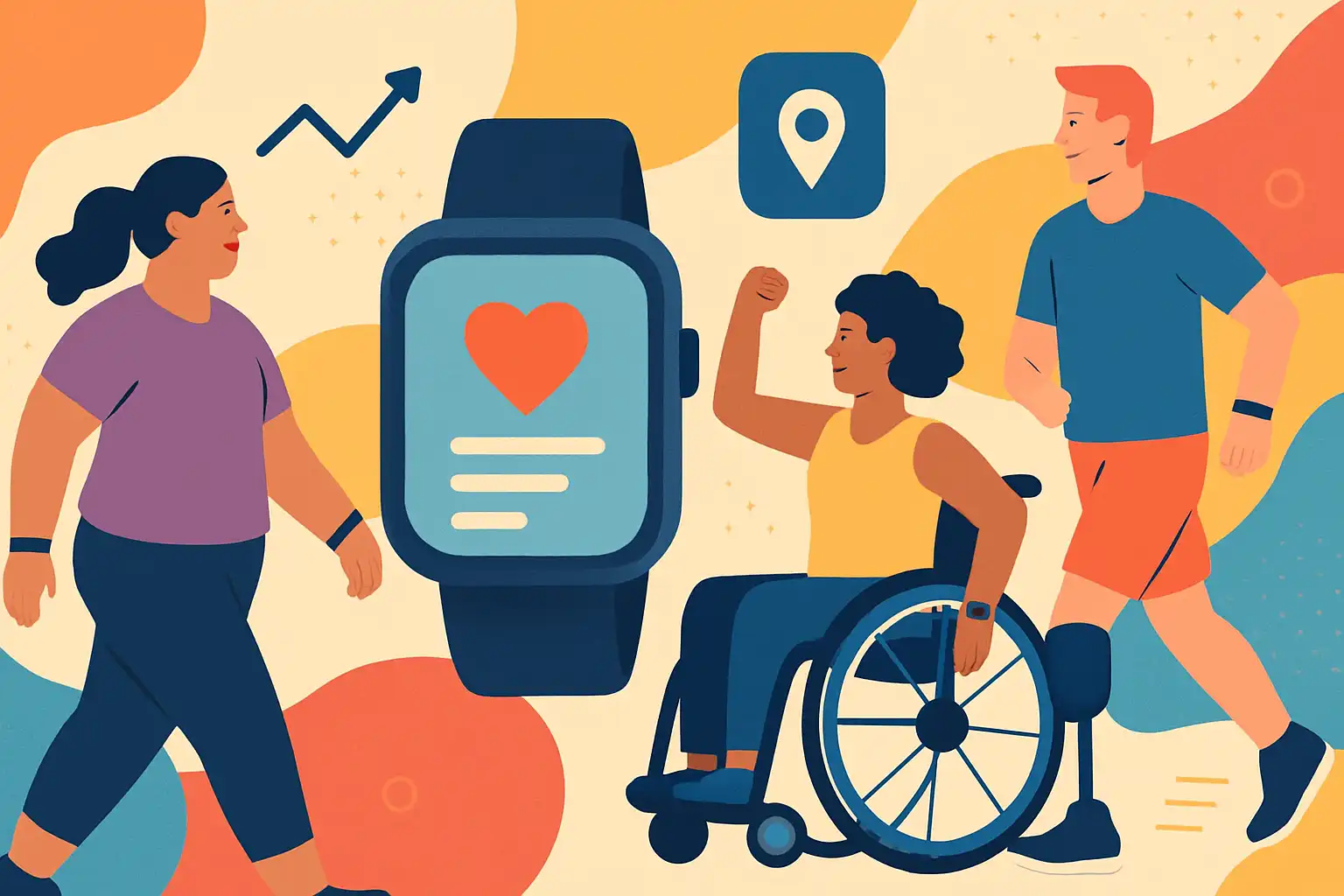 Trackers voor mensen met een beperking: zo zorgt technologie voor inclusieve fitness