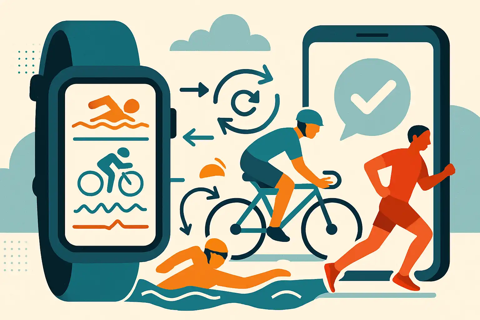 Triatlontraining met je activity tracker: zo synchroniseer je zwemmen, fietsen en lopen zonder dataverlies