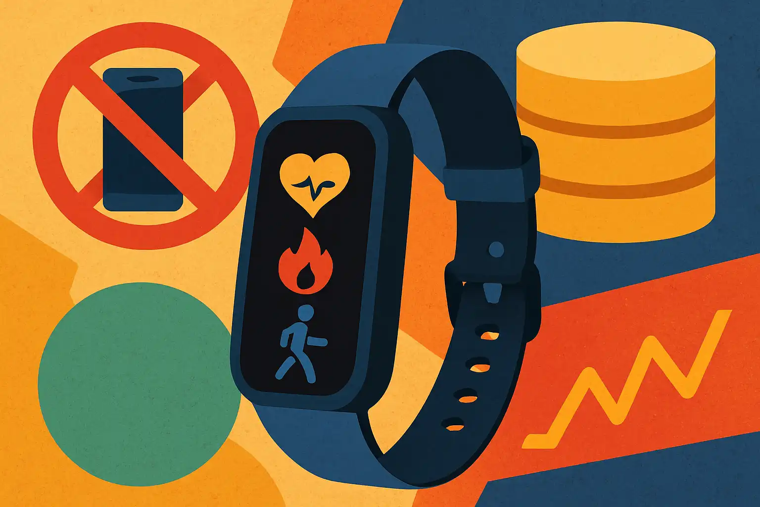 Weg met je telefoon, niet met je data: zo leef je een week op alleen je activity tracker