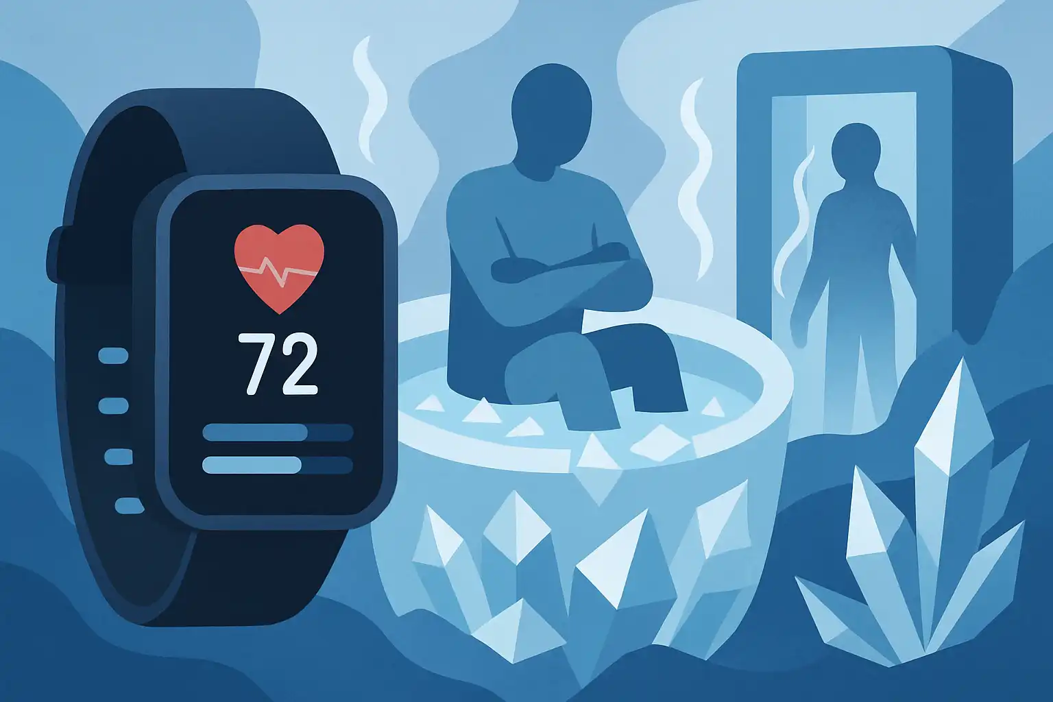 Zo gebruik je je activity tracker bij ijsbaden, cryotherapie en koude training