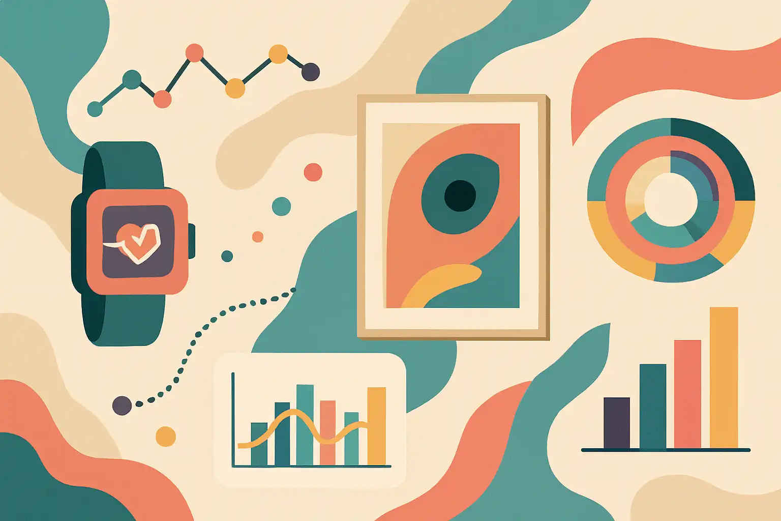 Zo verander je je trackerdata in een kunstwerk: maak persoonlijke prints en datavisualisaties