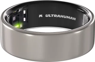 Ultrahuman Ring Air - Smart Ring - Slaap & Fitnesstracker - Unisex voor Mannen & Vrouwen - Geen Appkosten (Standaardfuncties) - Tot 6 Dagen Batterijduur - Raw Titanium - Maat 6