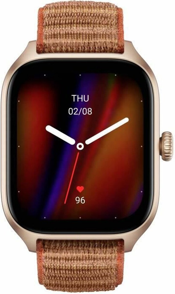 De Amazfit GTS 4 Smartwatch Bruin in één oogopslag