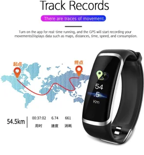 DrPhone L4 Pro 2 Smartwatch Zwart/Zilver
