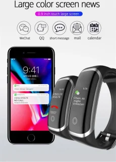 DrPhone L4 Pro 2 Smartwatch Zwart/Zilver